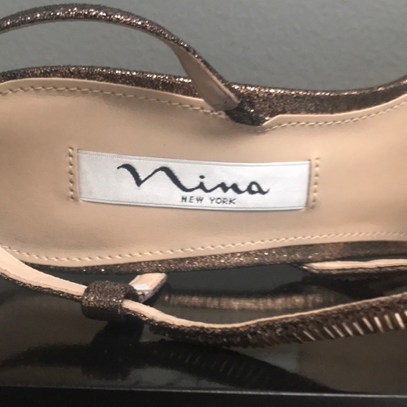 NINA - SZ. 8 - BRONZE METALLIC SANDALS - Picture 8 of 8
